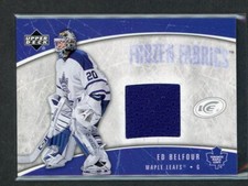 2005-06 Upper Deck Ice Frozen Fabrics Jersey #FFEB Ed Belfour *17880