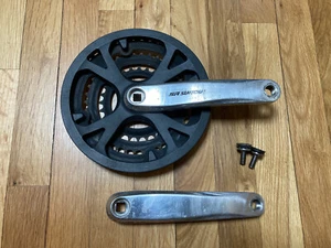 SR Suntour 870 Bicycle Crankset 28/38/48 Tooth Chainrings 175 MM - Picture 1 of 19
