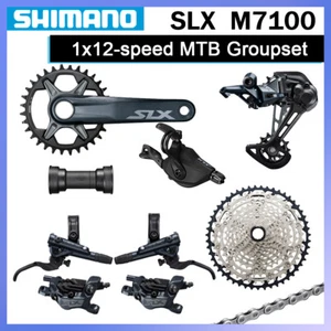 Shimano SLX M7100 1x12 Speed Groupset Cassette 11-51T M7100/M7120 Disc Brake Set - Picture 1 of 11