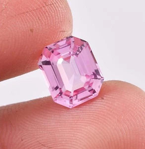 Piedra preciosa de corte maestro certificada Padparadscha zafiro bicolor 10 x 9 mm 4,70 quilates - Imagen 1 de 7