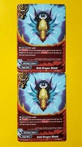 Future Card Buddyfight GOLD DRAGON SHIELD BT05/0098EN C x 2 Ships WORLDWIDE - Foto 1 di 1