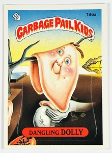 1986 Topps Garbage Pail Kids Series 5 5th OS5 Dangling Dolly # 196a - NM - Picture 1 of 2