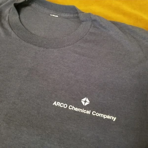 Vintage 80s Arco Chemical Company Single Stitch Super Soft T-Shirt Pull Over 40 - Picture 1 of 6
