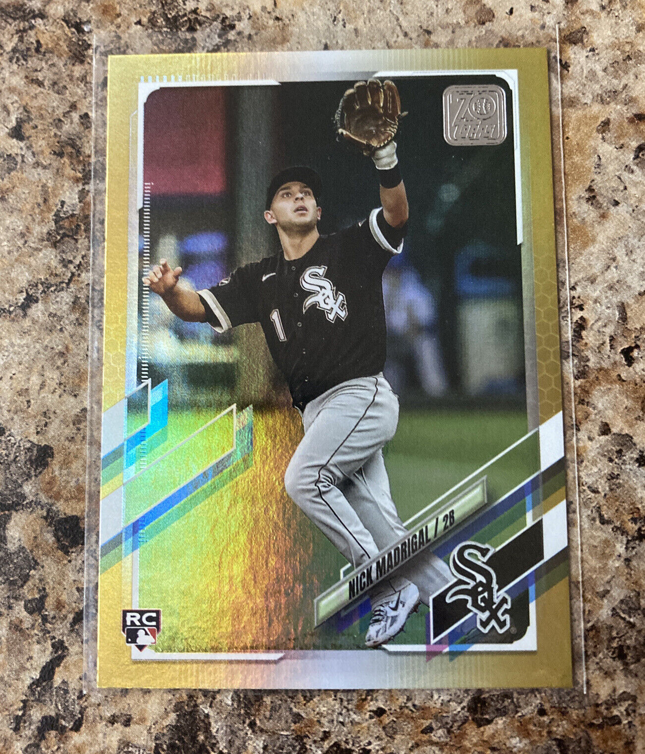 Nick Madrigal 2021 Topps Series 1 GOLD FOIL Rookie Card RC #197 White Sox