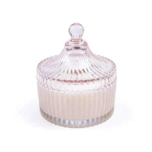 Wholesale! Decorative Glass Jars With Lid Crystal Glass Bowl Candy Jewerlry - Picture 1 of 4