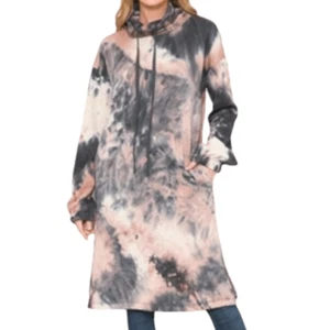 Cowl Neck Tie Dye Dress by Together Clothing Sz Med - Picture 1 of 9