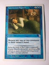 Counterintelligence - Portal: Three Kingdoms (Magic/mtg) Uncommon