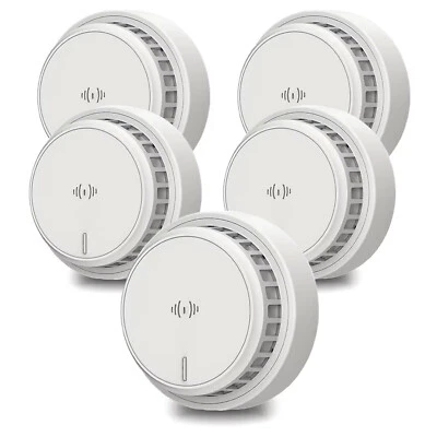 10 Jahre Rauchmelder Set Feuermelder Rauchwarner Rauchwarnmelder + Batterie 85dB - Bild 1 von 4