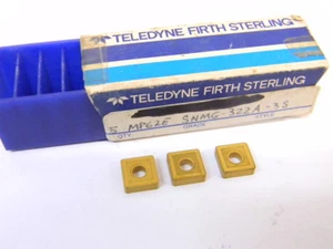 NUEVO EXCEDENTE 5 PIEZAS. TELEDYNE SNMG 322A-3S GRADO: INSERTOS DE CARBURO MP62E - Imagen 1 de 1