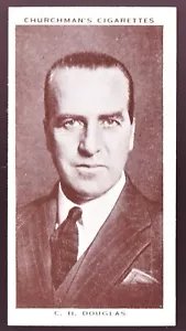 EX-EX+ 1938 Churchman's Boxing Personalities #41 CH DOUGLAS - Picture 1 of 2