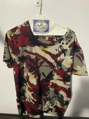 Camiseta floral Burberry para hombre 9,99/10 nueva sin etiquetas talla pequeña Foto 1 de 4
