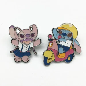 Shanghai Disney Pin SHDL 2023 Spielpreis Pin Stitch Angel MotoCycle zwei Pins - Bild 1 von 2