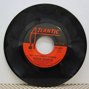 Aretha Franklin - April Fools & All The King's Horses - Atlantic 45 RPM 1972 - Picture 1 of 2