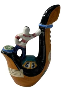 Girolamo Luxardo Cherry Wine Decanter Gondola 6" Empty Vintage - Picture 1 of 21