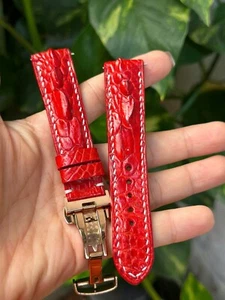 Genuine Skin Watch Strap Band Size 10 14 15 16 17 18 19 20 21 22 23 24 25 26mm - Picture 1 of 18