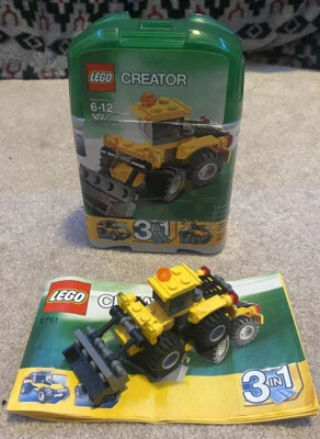 LEGO 5761 CREATOR Mini Digger 100% Complete EUC! - Image 1 of 4