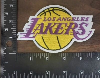 Parche bordado de hierro de Los Angeles Lakers  Foto 1 de 2