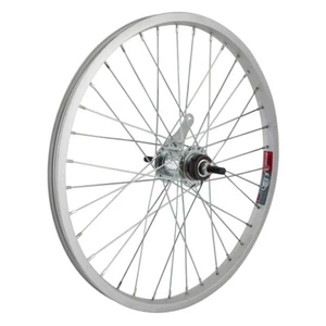 20" Weinmann 519 BMX Bicycle Rear Wheel 36h Hubs B/O 3/8 Silver Coaster Brake - Picture 1 of 1