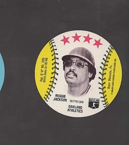 1976 Islay's MSA Disc REGGIE JACKSON **HOFer** - Picture 1 of 2
