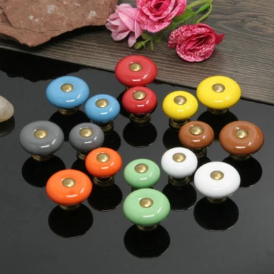 Möbelknopf Möbelgriffe Türgriffe Schrankgriff Keramik Schubladengriffe Knauf - Bild 1 von 4