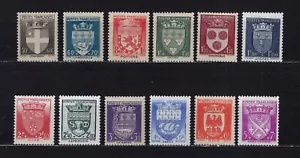 N°553 à 564: Type "Armoiries - Secours National - complet, neufs * - 1942- TB - Imagen 1 de 2