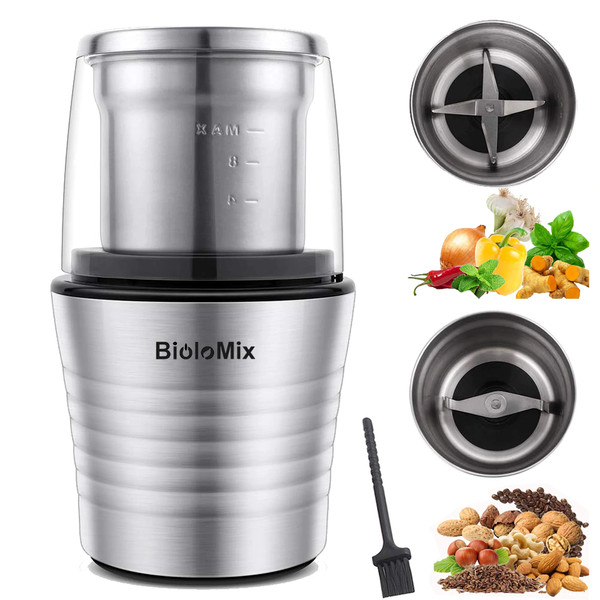 Adjustable Coffee Grinder Easy Cleaning Non Toxic Stainless Steel Bean Grinder Photo Related