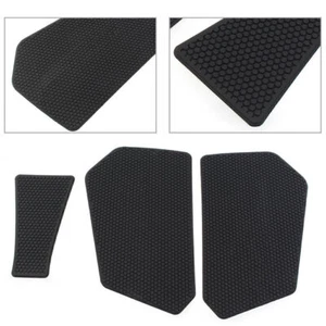 2x Pastiglie Grip Serbatoio con Protezione Serbatoio Centrale Nero per Honda CBR 600RR 2020-2023 - Foto 1 di 10