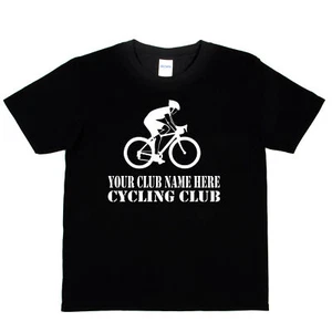 Camiseta de ciclismo personalizada para niños nombre de tu club aquí camiseta de ciclismo niños niñas - Imagen 1 de 8