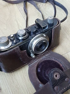 Leica 1 camera 1930s with a Leitz Elmar 1:3.5 5cm lens , Germany, collectible - Picture 1 of 12