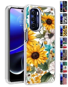 For Motorola Moto G Stylus 2022 5G - Texture Design Armor Rugged Cover Case - Picture 1 of 8