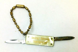 Pen Knife Advertising Medical Services Inc 1 blade and 1 nail file Antique - Picture 1 of 11