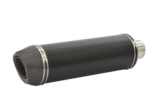 Scarico Tornado TRE900 SP Diabolus ceramica nero satinato tondo XLS uscita carbonio - Foto 1 di 8