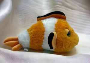Aurora 12” Clown Fish Orange White Stuffed Animal Plush 2015 - Picture 1 of 13