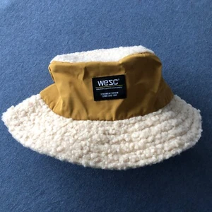 WESC Cargo Bucket Colour Block Hat Cloud Cream Unisex S-M BRANDNEU - Bild 1 von 9