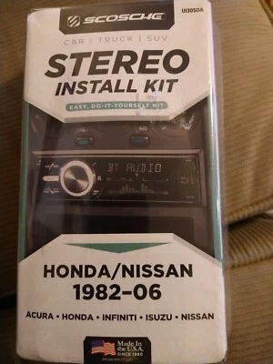 SCOSCHE UI3050A Stereo Install Kit Honda Nissan 1982-06 With Stereo Connector - Image 1 of 4