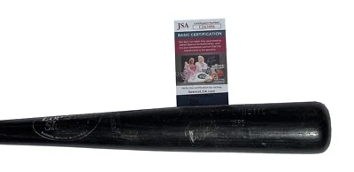 Frank Catalanatto Signed Game Used Louisville Slugger Bat Detroit Tigers JSA COA - Image 1 of 4