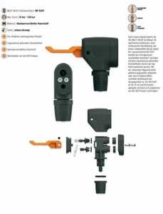 SKS Pumpen MULTI VALVE Ventilanschluss MV EASY schwarz/orange - Bild 1 von 1
