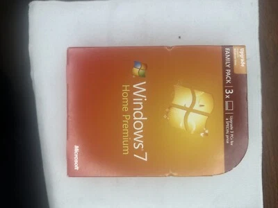 Microsoft Windows 7 Home Premium Upgrade Family Pack For 3 PCs 32 & 64 Bit DVDs - Image 1 of 4