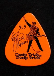 Original RICK NIELSEN / CHEAP TRICK Personal CONCERT TOUR Guitar Pick - Picture 1 of 2