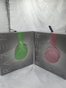Razer Opus X Bluetooth ANC Headphones BRAND NEW!! (GREEN & QUARTZ EDITION) - Picture 1 of 4