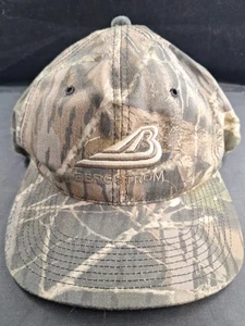 Vtg Camo Camoflage Bergstrom Auto Hunting Snapback Hat Cap *12FB - Picture 1 of 6