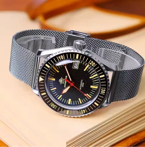 ADDIESDIVE 200M Taucher Automatikuhr für Herren Edelstahl Uhr Herrenuhr - Bild 1 von 5