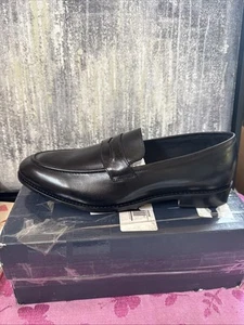 Mocasín Anthony Veer para hombre Gerry Goodyear sin cordones Penny negro talla US 14D - Imagen 1 de 8