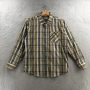 Sean John Button-Up Shirt Mens XL Multicolor Cotton Blend Long Sleeve Plaid - Picture 1 of 15