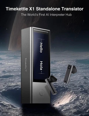 Timekettle X1 AI Interpreter Hub Standalone Translator - Image 1 of 4