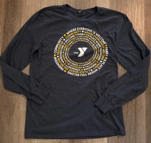 Brooks Family YMCA Gray Long sleeve t-shirt - Picture 1 of 5