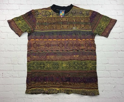Vintage 90s Coogi 3D Geometric T Shirt Made In Australia RARE! - Men’s L Hip Hop - Image 1 of 4