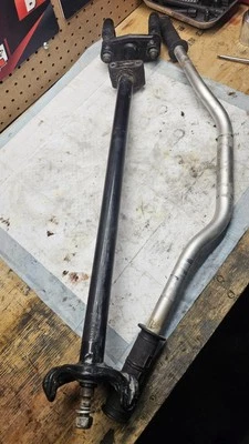 08-09 CAN-AM DS450 COMPLETE FRONT STEERING COLUMN! OEM GENUINE  - Image 1 of 4