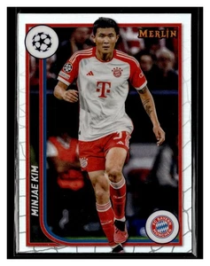 2023-24 Merlin UEFA Club Competitions #45 Minjae Kim Refractor - Picture 1 of 2