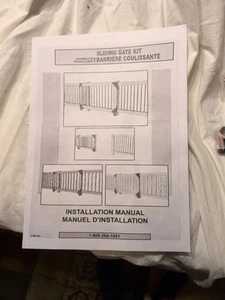 Sliding Gate Kit, Black - Picture 1 of 4